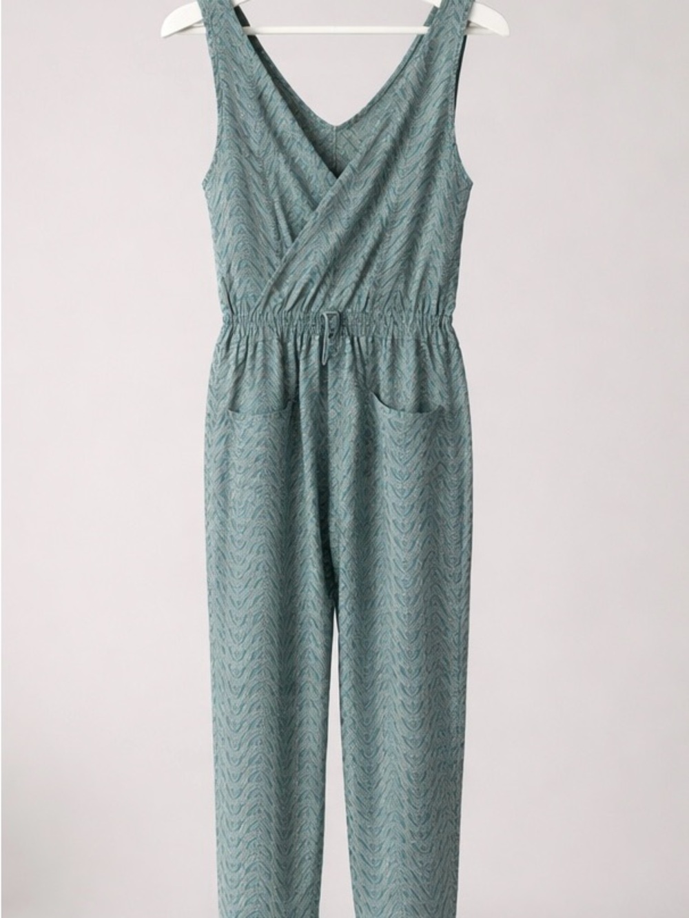Patagonia Fleetwith Jumpsuit Womens Small Bluff River Multi Tasmanian Teal - Picture 2 of 8